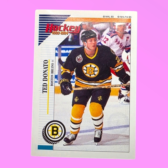 1993-94 Panini Hockey Ted Donato Boston Bruins #8 Sticker - Picture 1 of 3